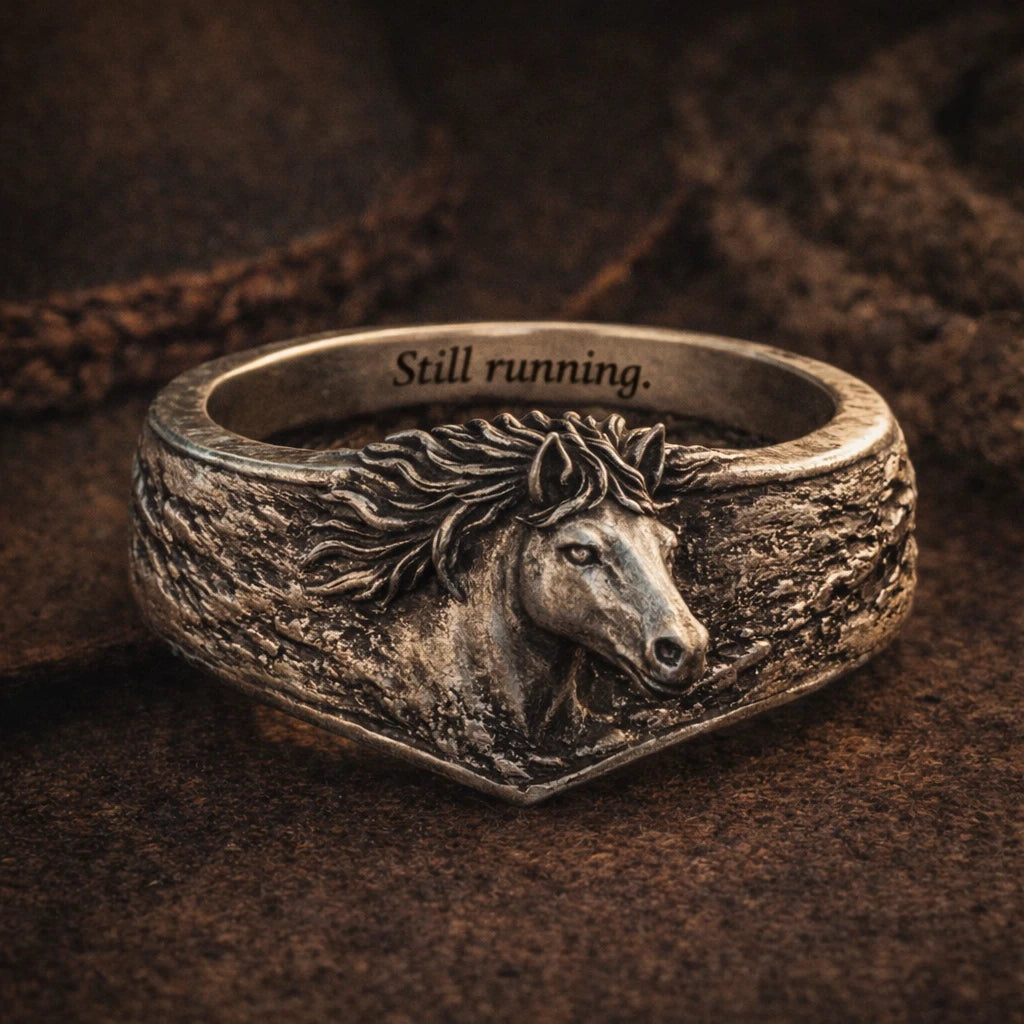 2026 New Year's Gift-Handmade  Wild Horse Ring