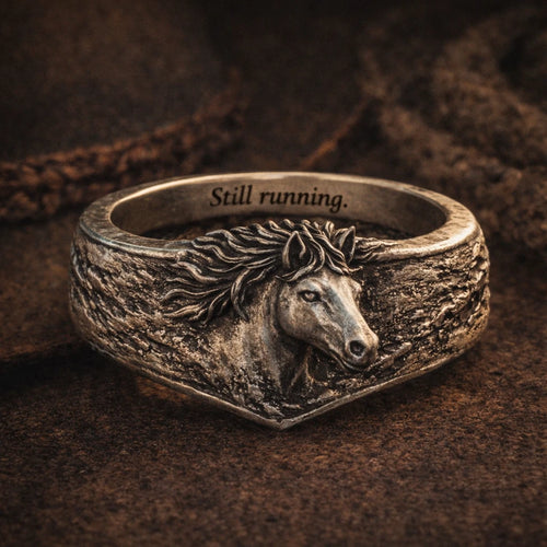 2026 New Year's Gift-Handmade  Wild Horse Ring